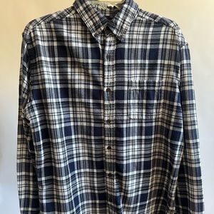 Blue/White Croft & Barrow Flannel